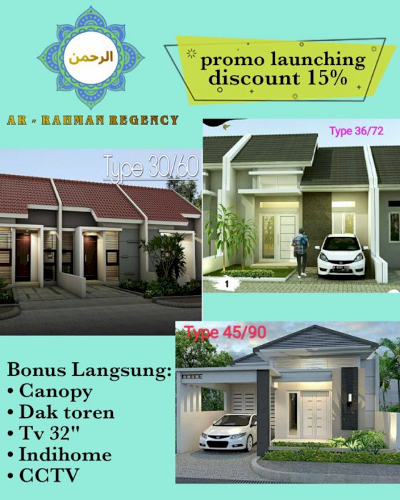 Ar Rahman Regency, Bisa Nego DP & Cicilan : Majalaya - Bandung
