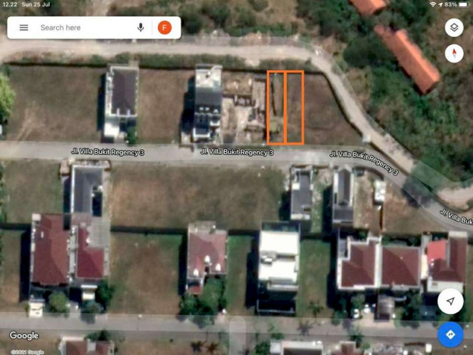 Tanah Kavling Langka di Perumahan Pakuwon Indah Ukuran kecil Harga Under 20 Juta