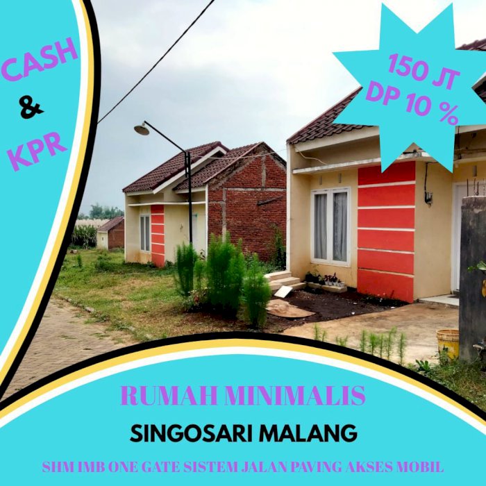 Rumah modern minimalis cicilan 900ribuan
