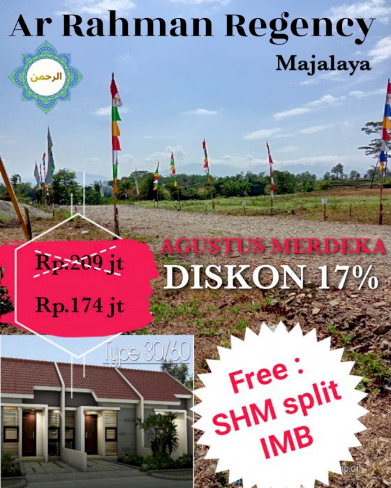 AR Rahman Regency, Dekat Borma Majalaya Diskon 15%: rumah kpr bandung selatan