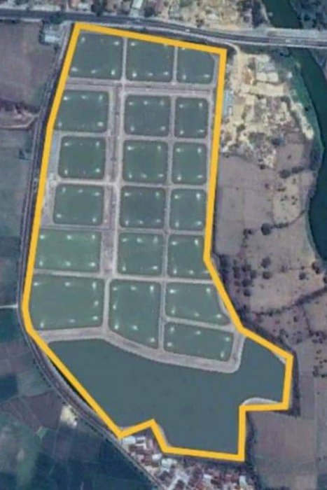 Tanah Tambak Udang Kosong 22 Petak posisi Nol Jalan Pantura Tuban