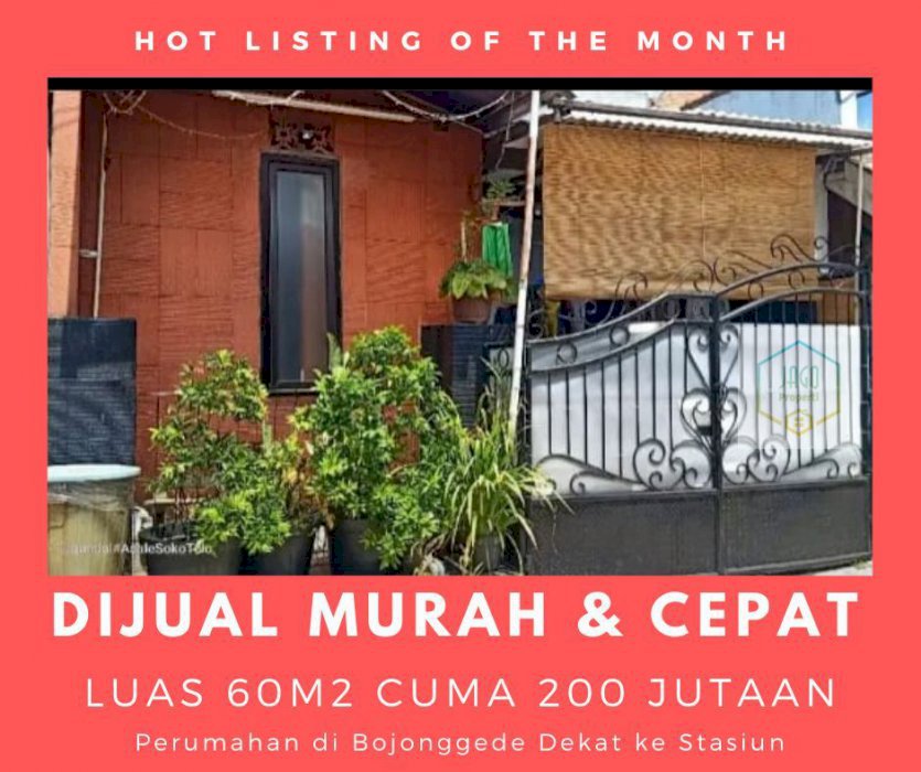 Dijual Murah & Cepat Butuh Uang Rumah di Bojonggede