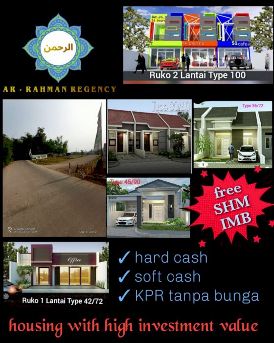Rumah Murah Majalaya, Konsep Cluster (Pos Securty+CCTV) ; Ar Rahman