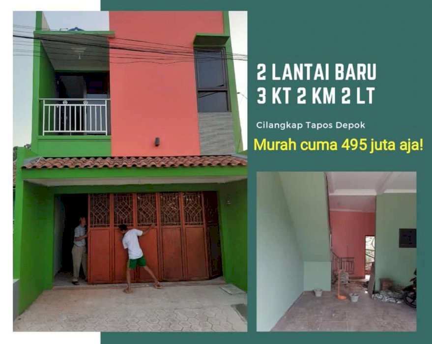 Jual Murah Rumah 2 L Baru Siap Huni Legalitas SHM DiCilangkap Depok