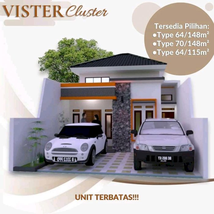 Perumahan vister cluster desain limas