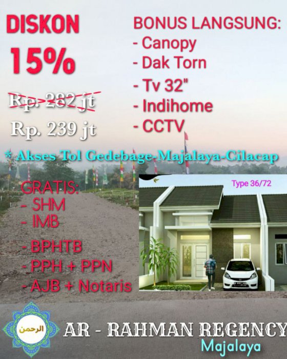 TERBATAS!! Disc Up To 30 Jt, Hunian Cantik Kualitas Premium; Bandung