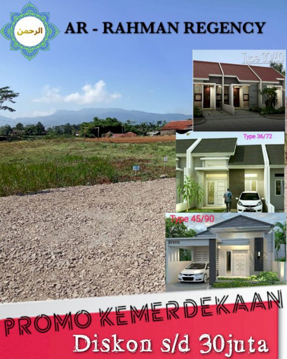 Promo Bulan ini Diskon 15%, Bebas Banjir : Rumah Murah Majalaya