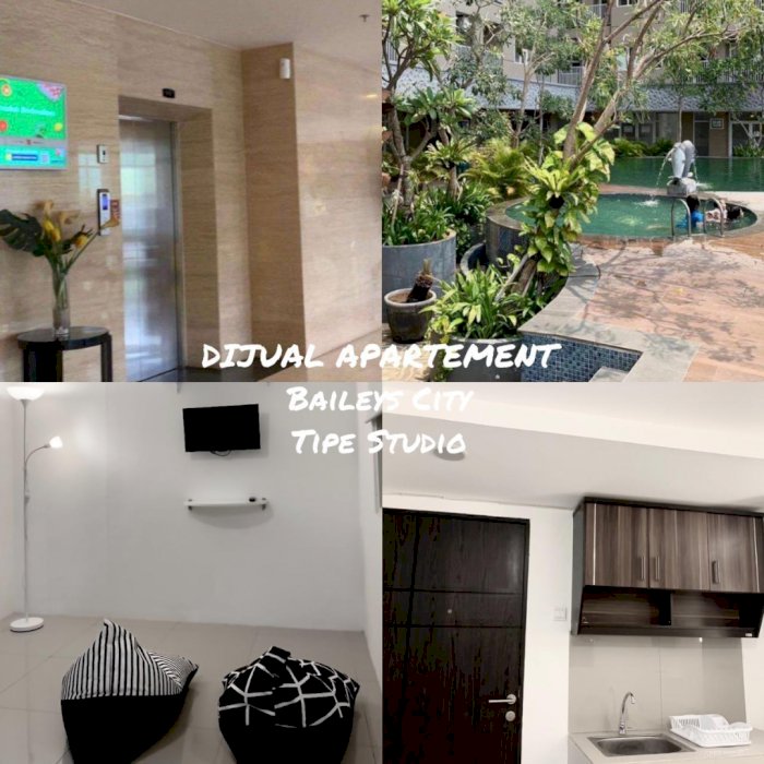 DIJUAL Unit Type Studio di APARTEMEN BAILEYS CITY Ciputat Tangerang Selatan