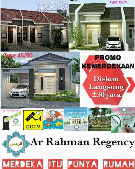 Promo Agustus Bonus Langsung + Diskon 15% : Rumah Murah Majalaya