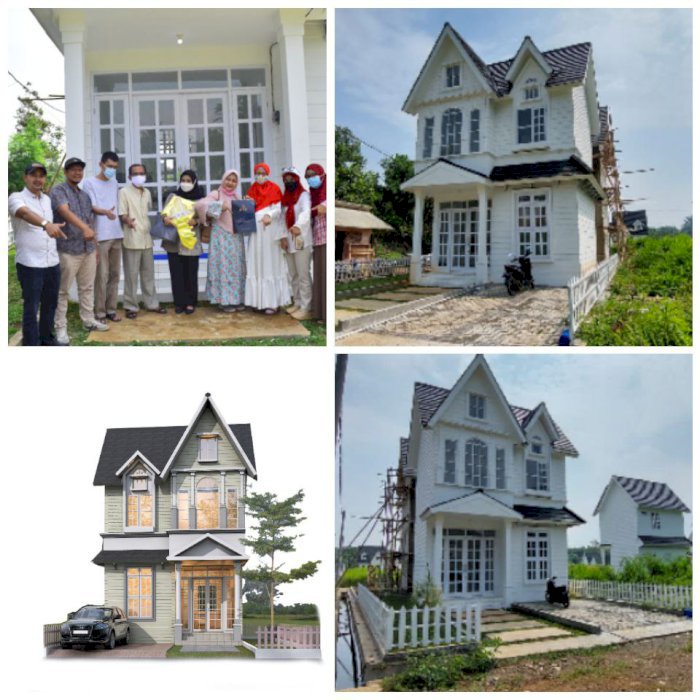 Homestay/Villa dengan desain Vintage Eropa Harga 300 Jutaan