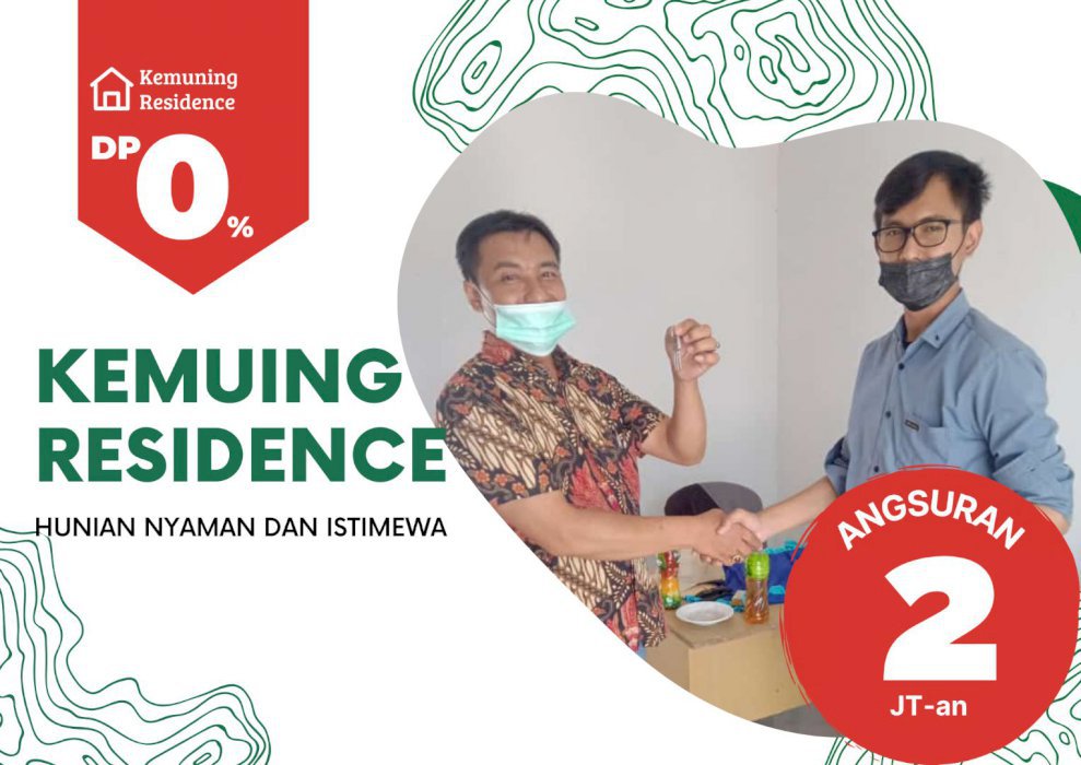RUMAH CLUSTER KEMUNING RESIDENCE ANGSURAN CUMA 2JUTAAN