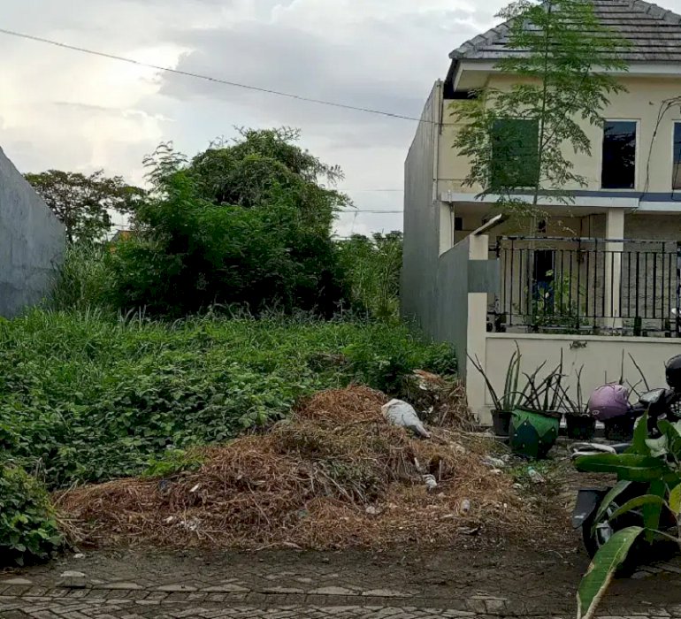 tanah kavling gunung anyar  siap bagun row jln 14mter