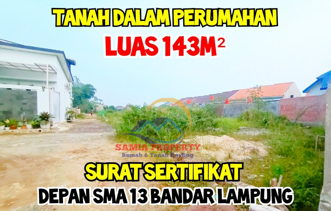 TANAH MURAH SIAP BANGUN BANDAR LAMPUNG