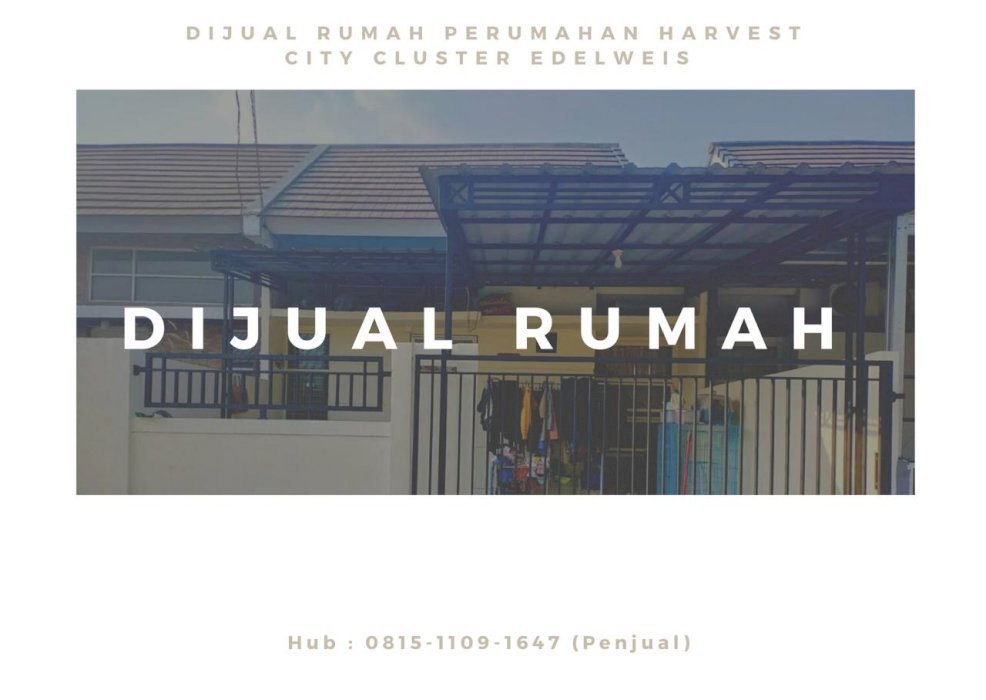 Dijual Rumah Di Perumahan Harvest City Cluster Edelweis, Cileungsi, Bogor