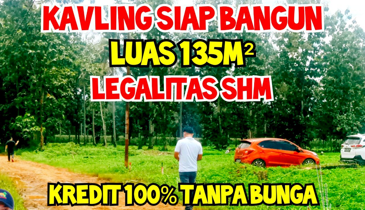 kavling siap bangun Dp 7,5 juta negri sakti