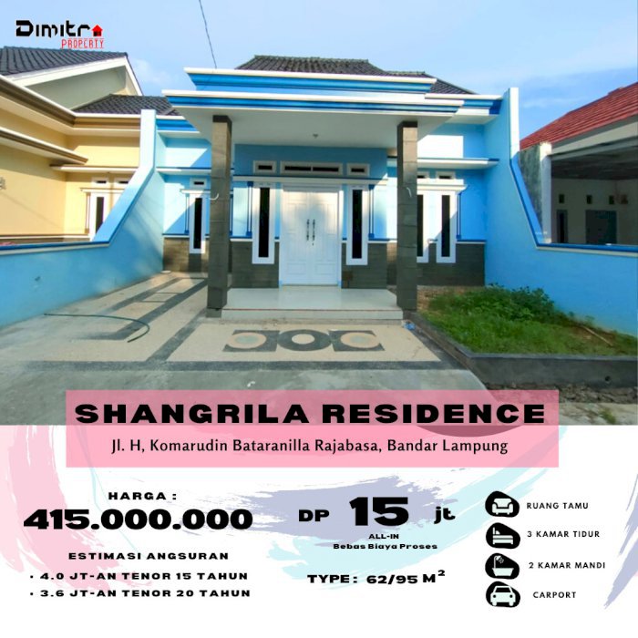 Jual Cepat 1 unit Rumah Cluster Dekat Kampus UNILA