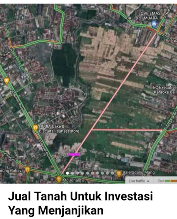 Tanah 2100m2 di Denpasar