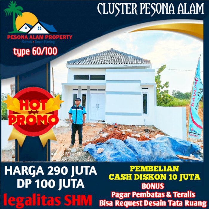 RUMAH TERMURAH DI RAJABASA DAN SAAP HUNI