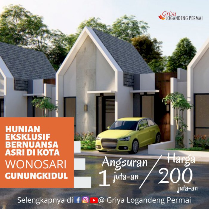 Hunian eksklusif bernuansa asri di kota Wonosari Gunungkidul