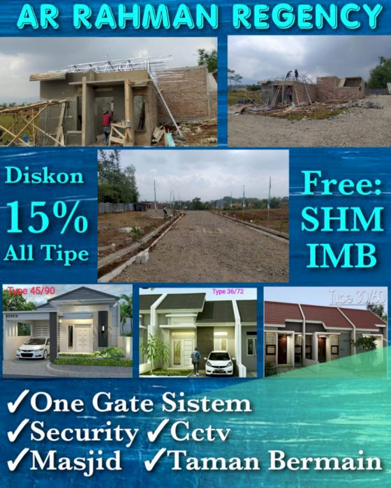 Rumah Murah Spek Bangunan Istimewa Cashback 5Jt; Majalaya