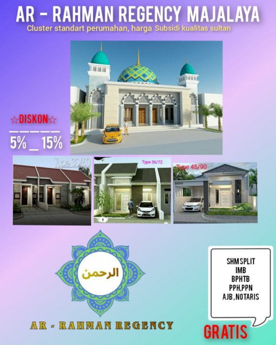 10 Mnt Ke RSUD, Rumah Majalaya Bandung; Ar Rahman Regency