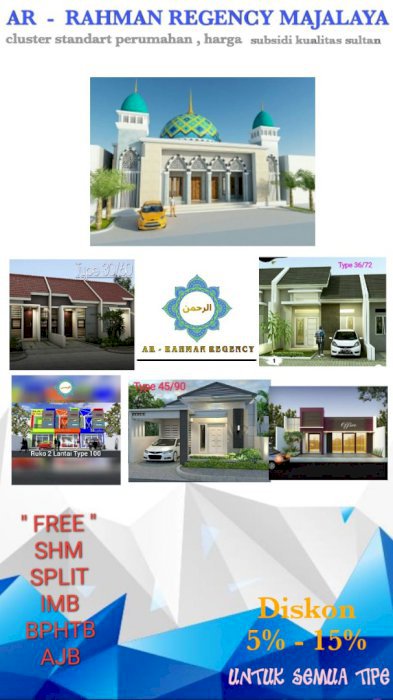 Hunian Nuansa Asri, Free Pagar Canopy & CCTV ; Rumah Murah Majalaya