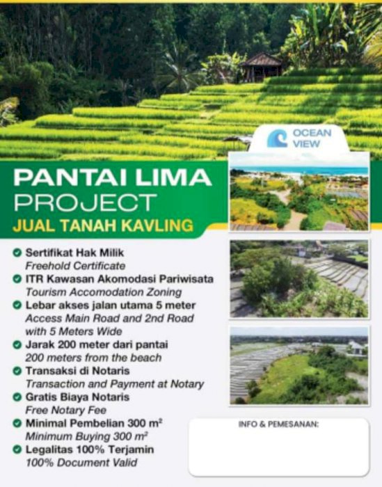 TANAH KAPLING JALAN KAKI KE PANTAI LIMA CANGGU