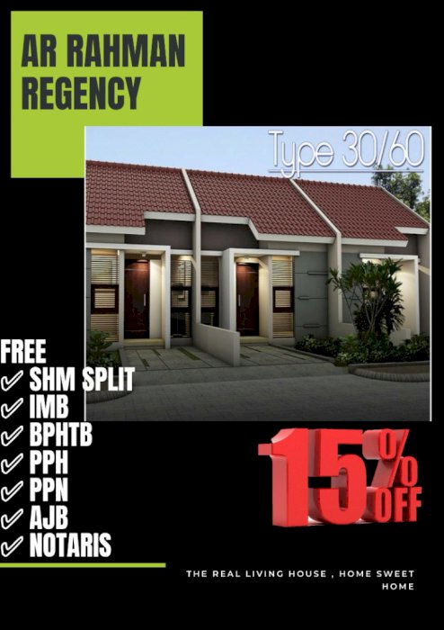Hunian terbaik untuk keluarga anda di Bandung, Ar Rahman Regency