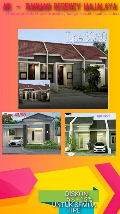 Promo Agustus, Potongan Harga 15% + Bonus Langsung : Ar Rahman Regency