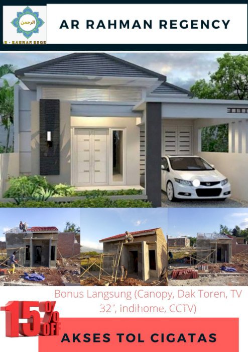 Rumah Mewah Harga Ekonomis, Legalitas SHM On Hand; Ar Rahman Regency