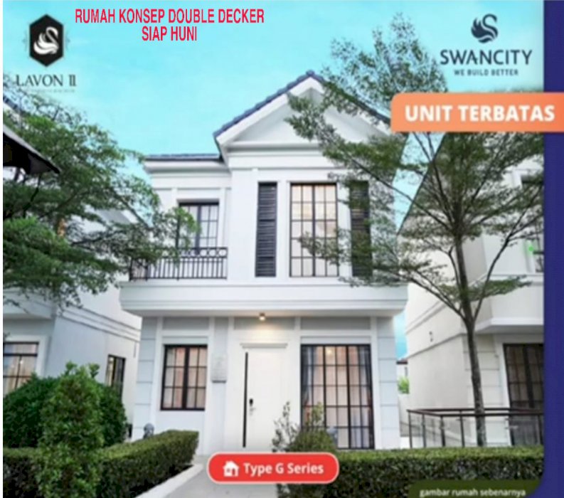 RUMAH MEWAH DOUBLE DECKER SIAP HUNI