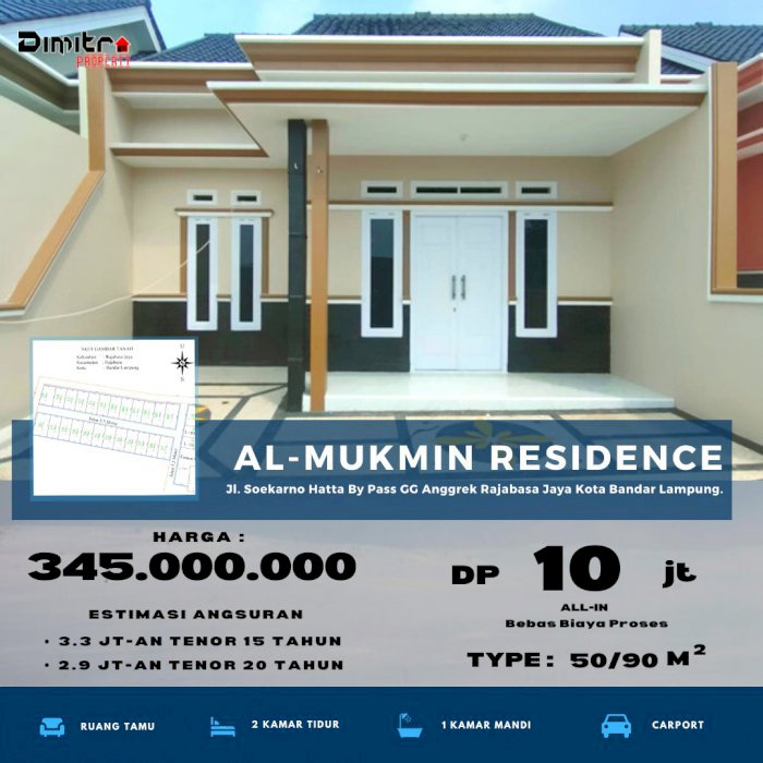 Promo Rumah Cluster Dekat Kampus UNila