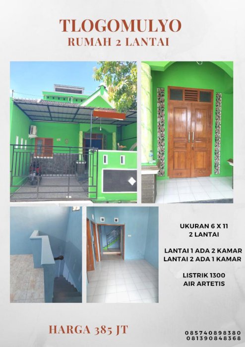Jual Rumah Tlogomulyo