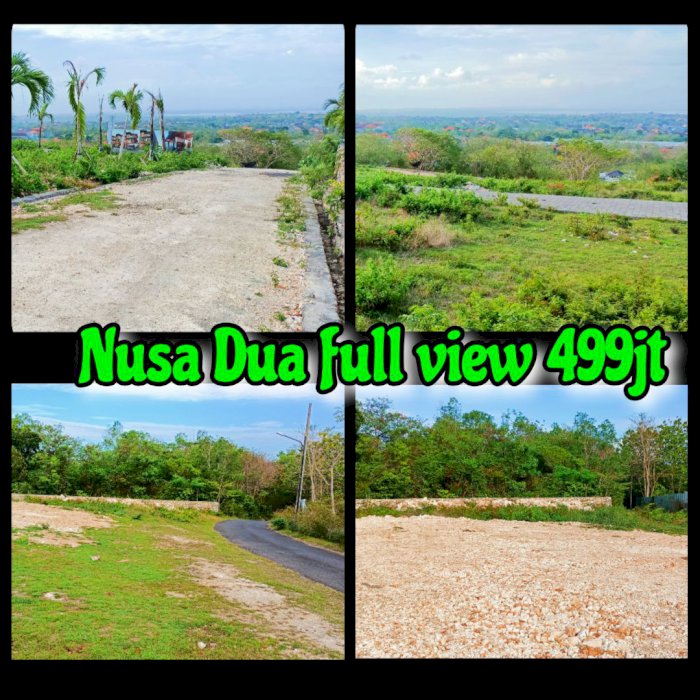 JUAL KAVLING FULL VIEW NUSA DUA BALI