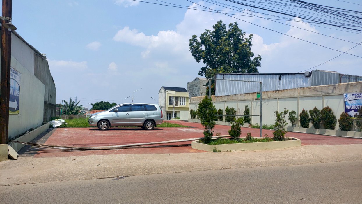 Tanah siap bangun, pinggir jalan raya Cipayung depok