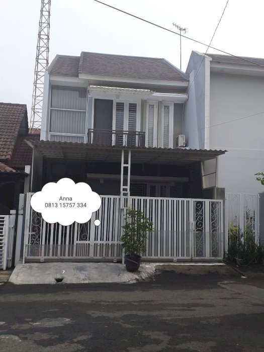 Dijual rumah 2lt sttategis dekat pintu tol di Villa Melati Mas BSD Tangerang