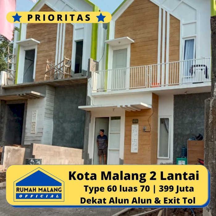 Rumah mewah 2 lantai kota malang