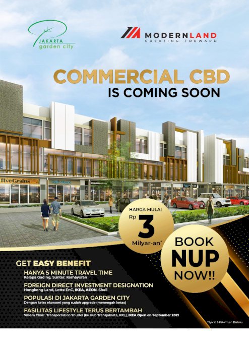 Commercial CBD JGC Lokasi Super Strategis Samping Ikea Potensi Cuan !!