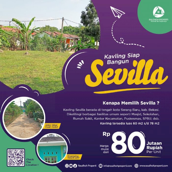 Dijual tanah darat lokasi strategis dan bebas banjir di serang baru,