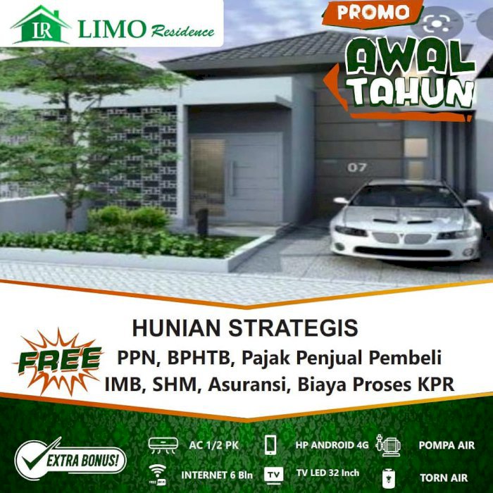 Rumah tanpa DP banyak bonus nya