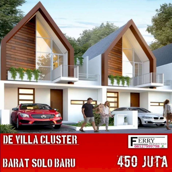 Rumah urban tropis dijual solo baru baki jati gawok balepadi 450 juta