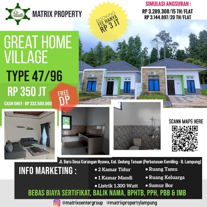 Great Home Village Rumah Komersil Tanpa Dp