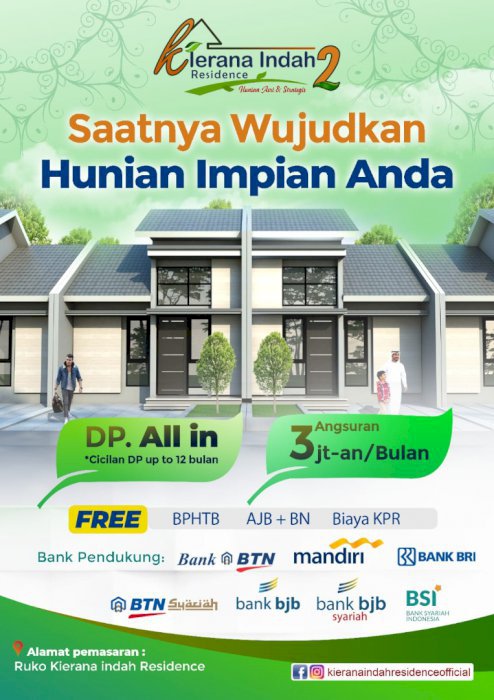 RUMAH MURAH KIERANA INDAH RESIDENCE