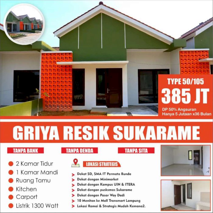 Rumah Siap Huni Kredit Tanpa Bank