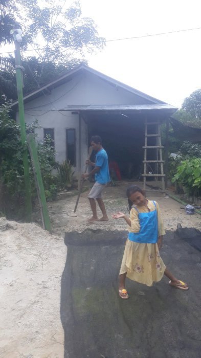 Jual tanah ada rumahx ukuran 10x90mtr