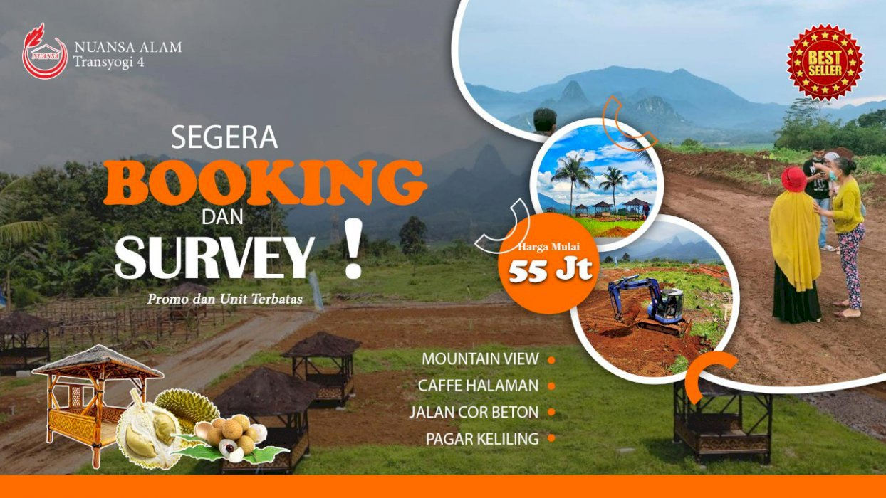 Kavling Investasi Nuansa alam Hanya 55 juta Fre Surat surat