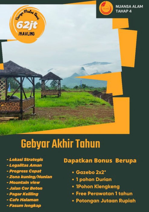 Investasi Tanah kavling kawasan wisata Cariu Bogor