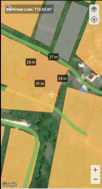 Tanah view laut 7 are di Ungasan dekat vila hill stone