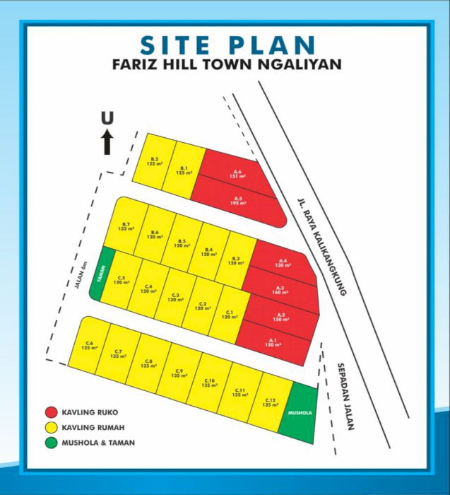 KAVLING FARIZ HILL TOWN NGALIYAN  SYARIAH
