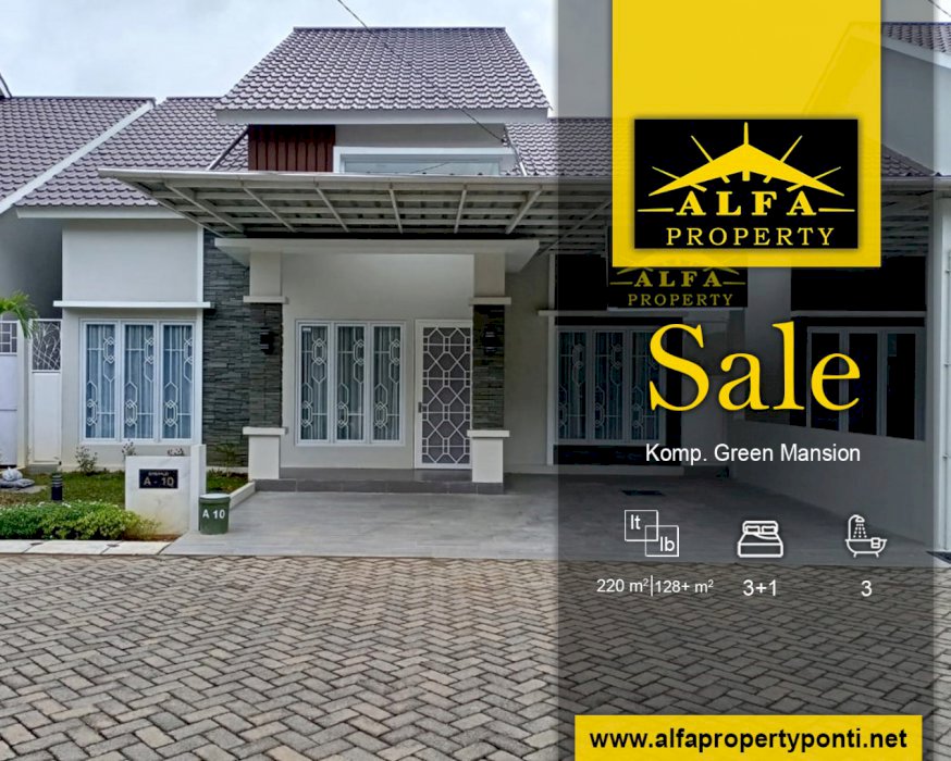 Rumah Ujung Pandang 2 Green Mansion, Pontianak, Kalimantan Barat